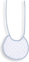 Interbaby Slabbetje Junior 20 Cm Katoen Blauw