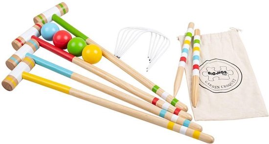 Afbeelding van het spel Croquet spel voor kinderen - Green Toys