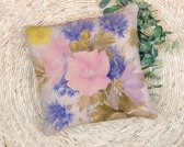 Sierkussen, Veldbloemen van Melanie Marc. Formaat is 45x45 cm [Interieur] [Duurzaam] [Satijn]