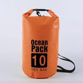Nixnix Waterdichte Tas - Dry bag - 10L - Oranje - Ocean Pack - Dry Sack - Survival Outdoor Rugzak - Drybags - Boottas - Zeiltas