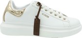 GUESS Salerno Dames Sneakers - Wit/Goud - Maat 37