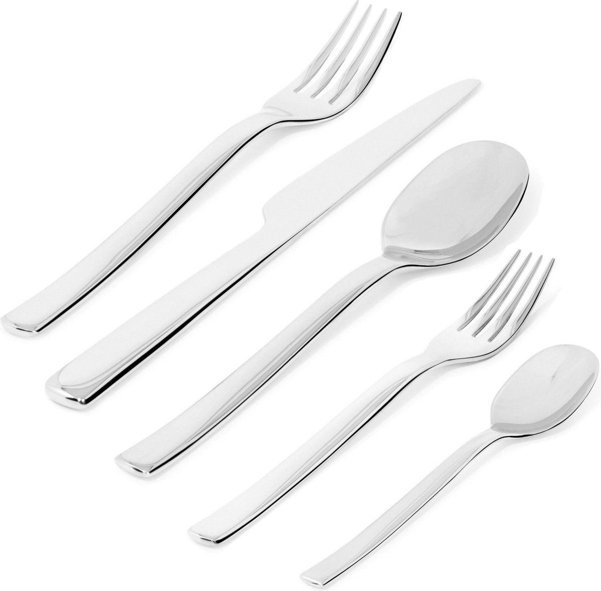 Alessi Bestekset Ovale - REB09S5 - 5 delig - door Ronan & Erwan Bouroullec