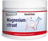 Pharmox Hond & Kat Magnesiumcitraat | Goed voor de werking van de spieren van uw hond of kat | Behoud van sterke botten | 250 gram
