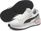 PUMA Graviton Jr Unisex Sneakers - Puma White-Puma Black-Nimbus Cloud-Glacial Blue - Maat 37.5