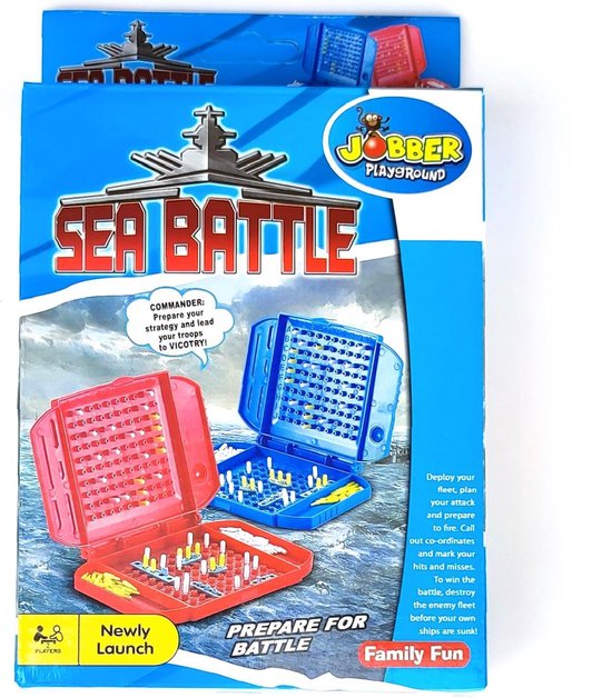 Thumbnail van een extra afbeelding van het spel Jobber Toys Reisspellen - Zeeslag - Sea Battle