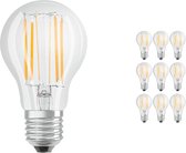Voordeelpak 10x Osram Parathom Retrofit Klassiek E27 A 8.5W 827 Filament | Zeer Warm Wit - Vervangt 75W