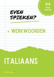 Even Spieken - Italiaans werkwoorden