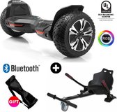 Gyroor |G2| Hoverboard met Hoverkart |8.5 Inch Wielen | Oxboard | Elektrische Step Alternatief | Zwart