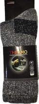 THERMO sokken met 40% wol - grijs - badstof binnenkant - maat 35-38