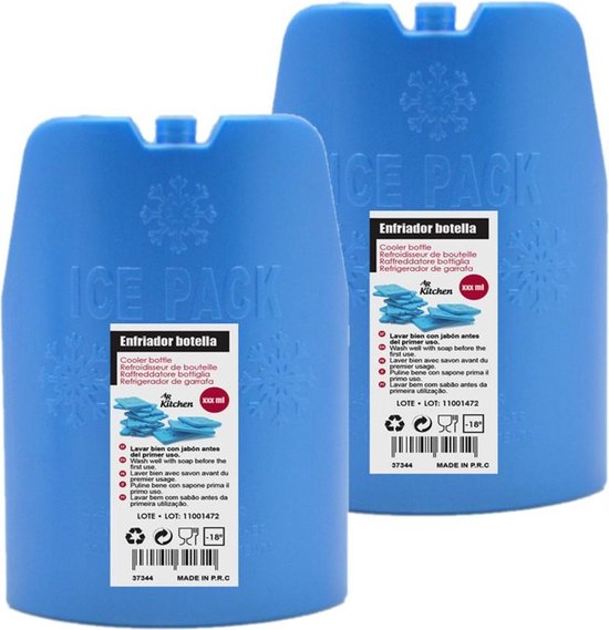 Bloc Réfrigérant Réutilisable Cepewa - Lot De 4, -18°C à +40°C, Pour Sac Isotherme