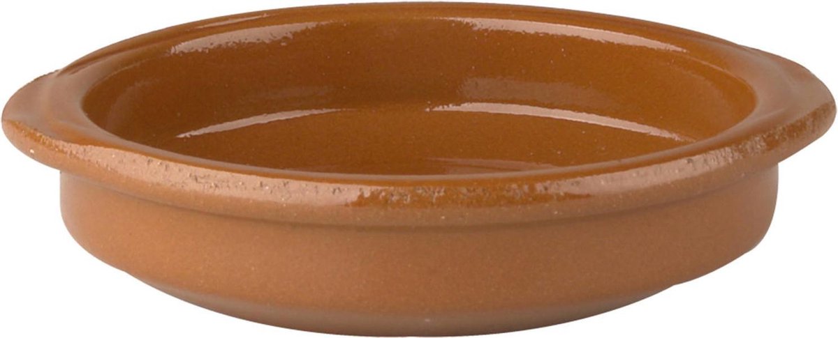 Set de 4x Plats à Tapas terre cuite 12 x 3 cm allant au four - Plats à