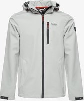 Kjelvik heren softshell jas waterafstotend - Grijs - Maat XXL - Winddicht - Ademend materiaal