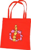 Anha'Lore Designs - Tribal - Exclusieve handgemaakte tote bag - Rood