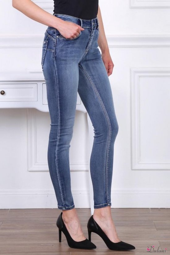 Broek Toxik3 hoge taille push-up jeans 01 | bol.com