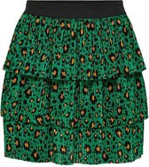 Jacqueline de Yong Rok Jdyboa Billion Plisse Short Skirt Jrs 15232830 Lush Meadow/ Leo Dames Maat - 44