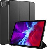 Geschikt voor Ipad Pro 11 inch 2021 - Tri Fold Tablet hoes - Smart Cover - Zwart