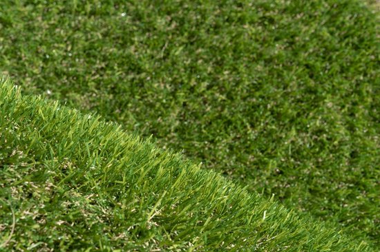 Kunstgras 2 x 6 meter - 30mm - Nederlandse Productie - Uitgeroepen zachtste Grastapijt | Waterdoorlatend | Tuin | Kind | Dier