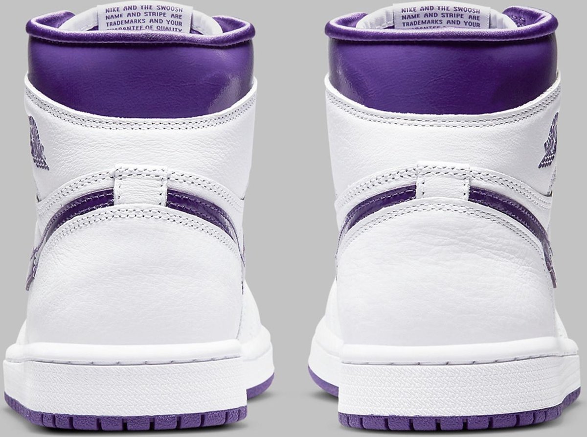 air jordan 1 purple and white