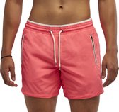 Coral Beachwear The Como - zwembroek - ritszakken - rits -  mannen - zalmroze - 100% Taslan – sneldrogend