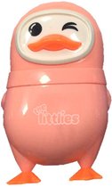 The Littlies Gum En Puntenslijper Pinguin Junior Zachtroze