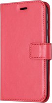 Portemonnee Book Case Hoesje Geschikt voor: iPhone 6 / 6S - rood