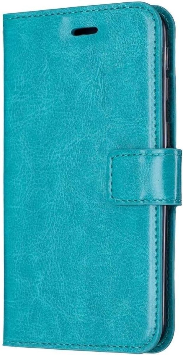 Portemonnee Book Case Hoesje Geschikt voor: iPhone 11 Pro - turquoise