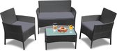 Tuinset | loungeset |tuinset 4-delig | Loungeset tuinmeubels | loungeset kussens| loungeset tuin | loungeset balkon | loungeset 4 persoons | Tuinset 4 persoons | tuinstoel | tuintafel | tuins