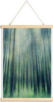 JUNIQE - Posterhanger Green Woods Ascent -30x45 /Groen & Zwart