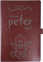 A5 leer memoboek - iemand vragen als Peter