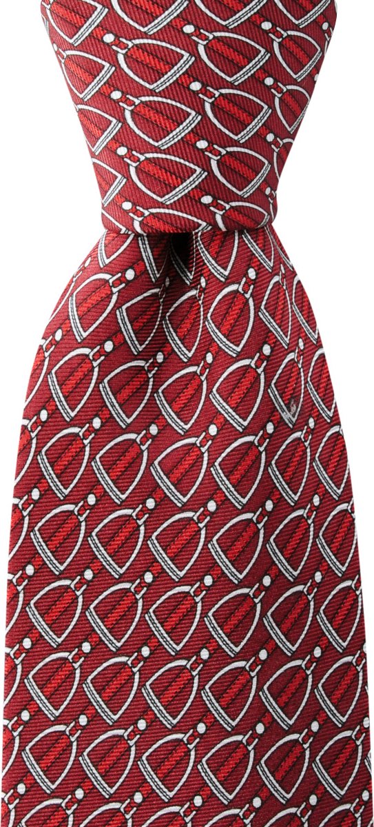 We Love Ties - Stropdassen - Stropdas Mr. Ed - rood / beige