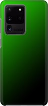 Samsung Galaxy S20 Ultra - Samsung Galaxy S20 Ultra 5G - Hard Case - Deluxe - Fully Printed - Zwart Groen
