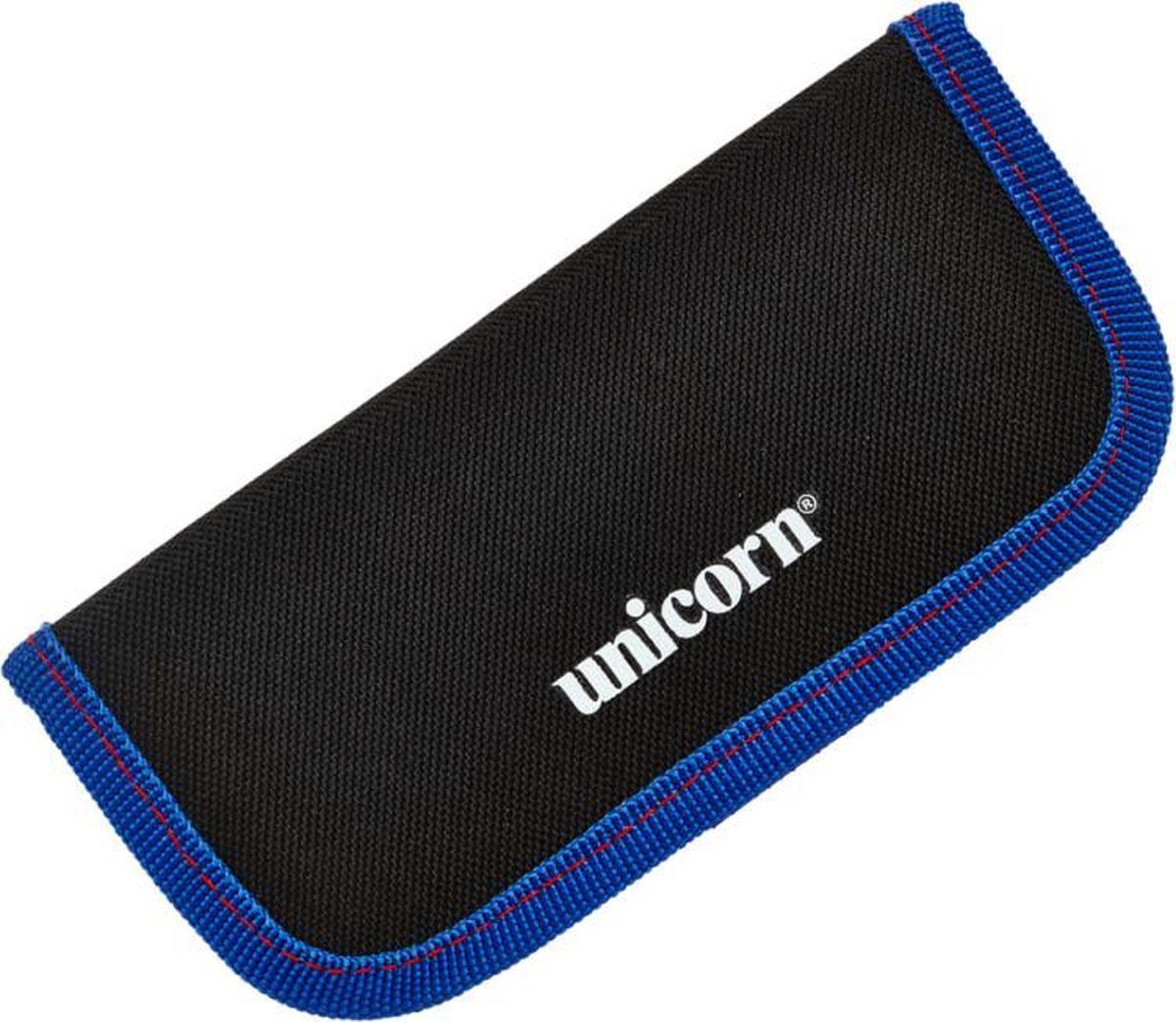 Unicorn Midi Velcro Case - Dart Case - Zwart - Blauwe rand