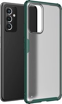 Samsung Galaxy A82 5G Hoesje - Mobigear - Shockproof Serie - Hard Kunststof Backcover - Groen - Hoesje Geschikt Voor Samsung Galaxy A82 5G