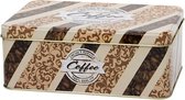 Koektrommel/cakeblik/bewaarblik/opbergblik - Rechthoekig - Scharnierdeksel - Freshly Roasted