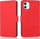 GSMNed – Leren telefoonhoesje Rood – Luxe iPhone XR hoesje Rood – Portemonnee – Pasjeshouder voor iPhone XR – Rood