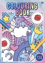Colouring Book - Kleurboek - Unicorn - Rainbow - 72 Pagina's