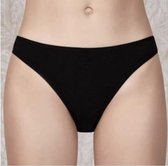 3-stuks|Dames Slip Bikinimodel|Ondergoed|Hoge Kwaliteit| Katoen| Kleur: Zwart| Maat: L|