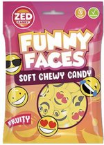 Funny faces chewy candy 8x 106 gram