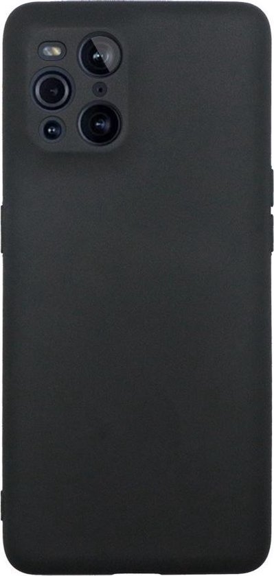 Etui Oppo Find X3 - Etui Oppo Find X3 Pro - Siliconen Oppo Find X3 - Etui Oppo Find X3 Pro - Siliconen Zwart
