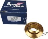 Lampen spotje / Inbouwspots rond - MINI TILT 030 - Mat goud - Metaal - Max 50 W - Kantelbaar - Set van 9