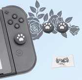 Holy grips - Nintendo switch thumb grips - switch lite -  Cat paw - Grijs