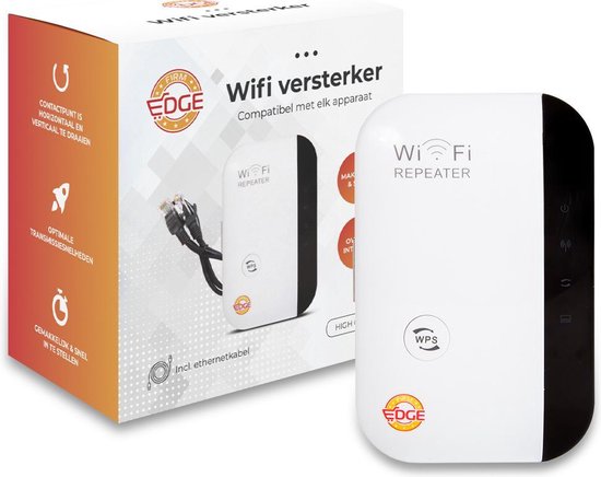 FirmEdge Wifi Versterker - 300Mbps - Repeater - Stopcontact - Draadloos -  Netwerk /... | bol.com