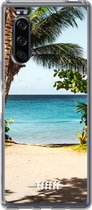 Sony Xperia 5 II Hoesje Transparant TPU Case - Coconut View #ffffff