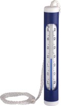 Zwembad en vijverthermometer - Analoge, drijvende thermometer voor vijver en zwembad onderhoud - Voorzien van bevestigingslijn