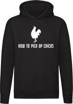 How to pick up Chicks Hoodie | sweater | temptation island | kippen | vrouwen versieren | unisex | capuchon