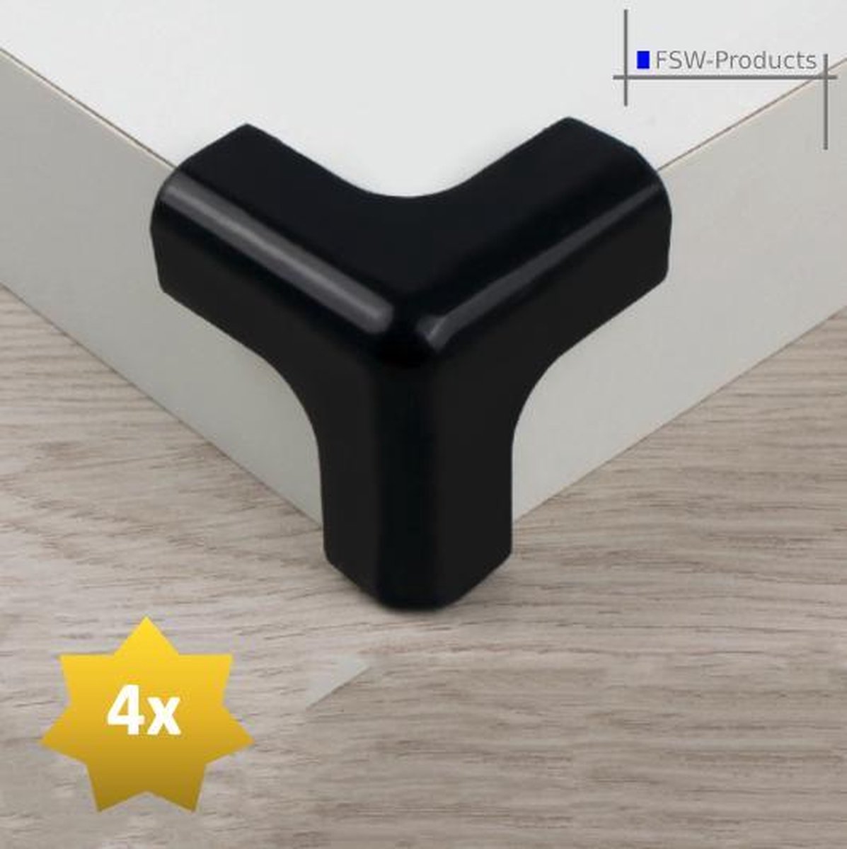 FSWProducts 4 Stuks Siliconen Tafel Hoekbeschermers Set Tvorm