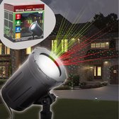PHENOM - Laserprojector / Discolamp - Voor binnen en buiten - 400m2 - Feest verlichting - Discoverlichting