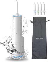 VibeWise Waterflosser - Draadloze Monddouche - 360ml - Elektrische Water Flosser met 4 Reinigingsstanden - IPX7 Wit