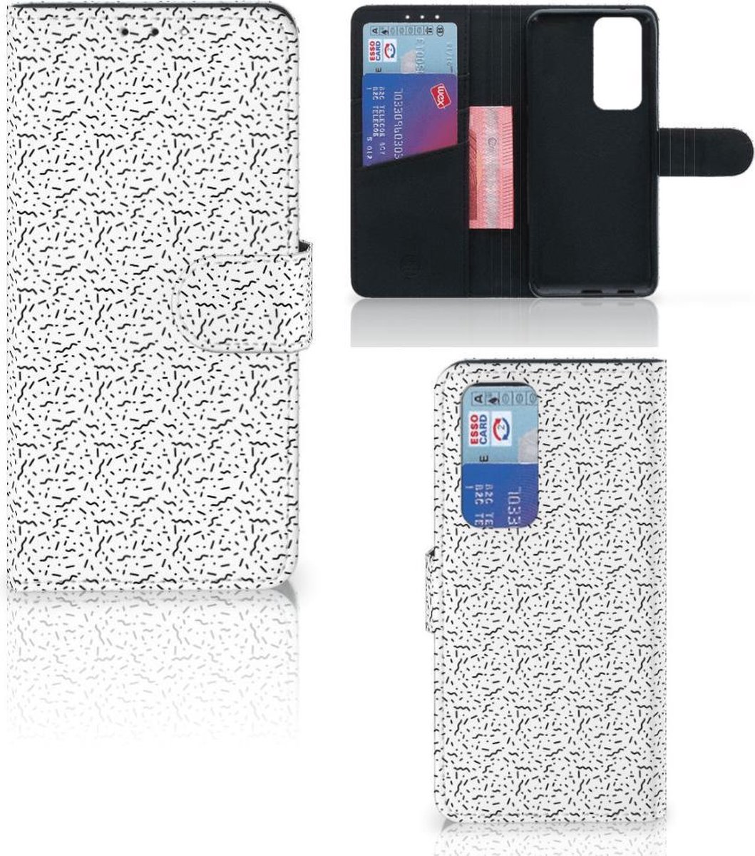 OPPO Find X3 Neo 5G Telefoon Hoesje Stripes Dots