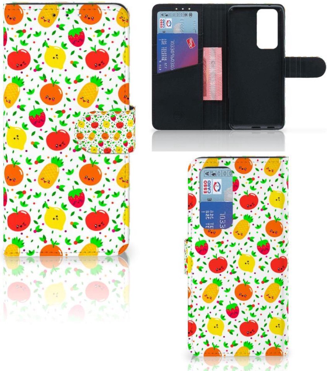 OPPO Find X3 Neo 5G Book Cover Fruits